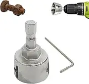Metal Burr Removal Tool - Heavy-Duty Deburr Tool for Threads,Thread Cutting Bits External Trimming for Steel Aluminum Copper Pipes Rods Blots