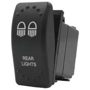Switch Boss Dual White LED Laser Etched Rocker Switch - Rear Lights
