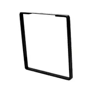 RapidHome 70 x 66 x 5cm Black Tribeca Steel Flat Bar Table Furniture Leg