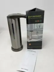 Automatic Soap Dispenser Wireless Touchless Stainless Steel 8”