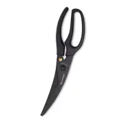 10-Inch Push Button Take-Apart Poultry Shears, Titanium Black - High-Carbon S...