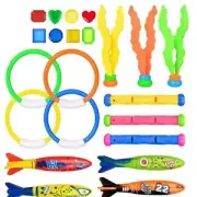 Bath Toys Octopus Diving Toys Dive Swim Rings Swimming Toys Diving Game Toys