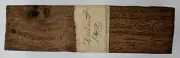 2 Walnut Knife Scale Block Handle Wood ~ 5" x 1 3/8" x 1/2"