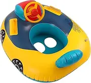 Cute Kids Pool Float Inflatable Beach Floatie Summer Swim Float Air Bed Lake Boat Swimming Floats Surfing Raft Bodyboard Floating Mattress Seat Swim Ring for Girls Boys 1-5 Y