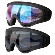 Ski Goggles, Snow Goggles Snowboard Goggles for One Size 01.multicolor/Gray