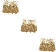 LALAFINA 3sets Charm Kit 100% Polyester Chinese Knot Tassel for DIY Jewelry Decor Cell Phone Strap Bag Accessory 100pcs*3