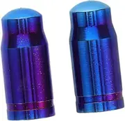 ibasenice 2pcs French Valve Caps Replacement Bicycle Tire Valve Caps Titanium Alloy for Mountain and Road Bikes Leakproof for Outdoor Bikes Cycling Accessories
