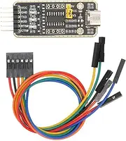 USB UART TTL Adapter CH343G Chip High Speed Communication Overvoltage Protection Type C Interface OS X Linux Android
