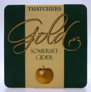 Thatchers Gold Somerset Cider Coasters United Kingdom-S341