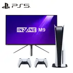 【SONY 索尼】PS5 雙手把同捆主機組+【SONY 索尼】INZONE M9 27吋 4K 144HZ 電競螢幕