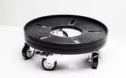 Slim Keg 12" Sturdy Dolly - Inexpensive and Easy Way to Move Sixtel and Quarter Slim Kegs and Small Heavy Pots - Great for Transporting Slim Kegs from Walk-in to Keg Fridge at Bar