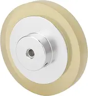 Polyurethane Rotarying Encoder Wheel Measurement Meter Durable Non Slip Aluminum Alloy Bracket Wear-Resisting 250mm Circumference Hole Diameter Measurement (200)