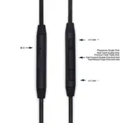 For Bowers & Wilkins P5 S2/P5/P5 Wireless/P5 Recertified Headphone Black Cable