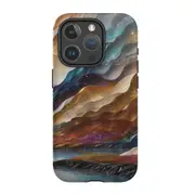 For iPhone 15 Pro Tough Case Compatible with MagSafe Magic Mountain River