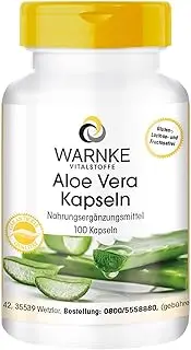 Warnke Produits de santé Gélules Aloe Vera (100 gélules), 1 flacon (1x40g)
