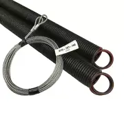 Red Extension Springs 25 42 150lbs & Cable Double Loop 7" Garage Door Overhead