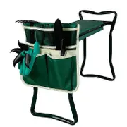Garden Kneeler Tool Bag, Waterproof Portable for Kneeling Chair Garden Bench Stool Hanging Organizer (NOT Include Kneeler)