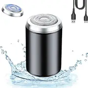 Sopami Mini Electric Shaver, Sopami Mini Shaver, Portable Mini Electric Shaver, USB Rechargeable Waterproof Electric Razor (Black)