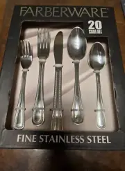 FARBERWARE 20 Pieces Service for 4 Fine Stainless Steel Silverware COSMOPOLITAN