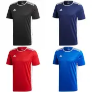 Adidas Men's T-Shirt Entrada 18 Climalite Aeroready Crew Sports Gym Workout Top