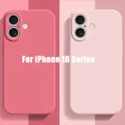 For iPhone 16 Pro Max 16 15 14 13 12 11 Cover Silicone Case Soft Shockproof Slim