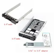 3.5" 2.5" SAS HDD Tray Caddy Adapter For Dell PowerEdge R430 T630 T430 w/ Screws