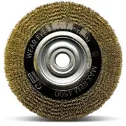 JOSCO BRUMBY 200 x 20mm Multi-Bore Crimped Wire Wheel Brush