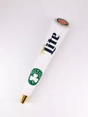 NEW Miller Lite Boston Celtics NBA Baseball Bat Shape Beer Tap Handle Bar