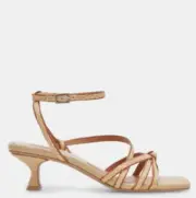 DOLCE VITA Manji Braid Brown /Natural Raffia Size 8