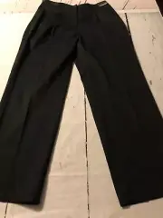Geoffrey Beene Women’s Pants Black Pleated 100% Cotton Size 8S X 29 NWT