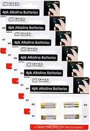 [24PCE] Office Central Alkaline Batteries A23 & A27, 12V, Built to Meet The Requirements of Your Battery Operated Devices, Strong Enough to Deliver The Power A Device Needs