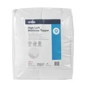 High Loft Mattress Topper - Queen Bed, White
