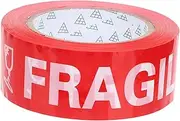 CANIGHT 4.5 Wide White Letter Fragile Tape 100m Roll Sturdy Packing Tape for Moving Boxes Labels Adhesive Aid Tape