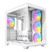 Antec C5 Micro-ATX ARGB Case with 7 Fan - White [C5 ARGB White]