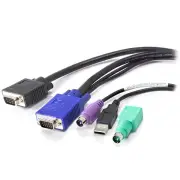 Serveredge 3M 3In1 Kvm Cable Ps2 Usb And Vga For Kr08Vu And Kr16Vu