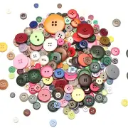 330 Pcs Resin Buttons Assorted Sizes for DIY Crafts Sewing Painting Handicraft