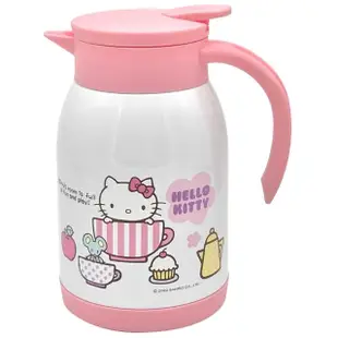 【SANRIO 三麗鷗】Hello Kitty不鏽鋼保溫水壺800ml(台灣正版授權)