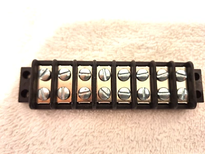 8 Position Dual Row Terminal Block Barrier Strip For Trains
