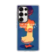 Galaxy S25 Ultra Clear Magnetic Case Do not make DUCK upset