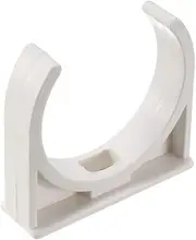 uxcell PVC Water Pipe 50mm Clamps Clips, Fit for 50mm/1.97 Inch OD TV Trays Tubing Hose Hanger Support Pex Tubing, 20Pcs