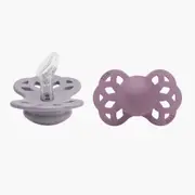 Infinity, Anatomical S2 - Fossil Grey/Mauve - (2pk)
