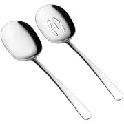 Serving Spoons Set, 10 Inch Slotted Spoon and Serving Spoon, Spoons6483