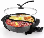 Olla caliente con divisor Olla caliente Cocina eléctrica