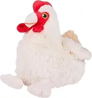 Warmies Cream Hen Plush Large Size, Fully Microwavable and Weighted Cuddly Toy for Anxiety, Chill in The Freezer or Heat in Microwave, Soft Toy Heat Pad