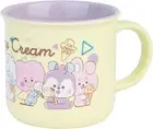 Grupo Erik BT21 Official Merchandise Ceramic Mug - 375 ml Kawaii Coffee Mug, Tea