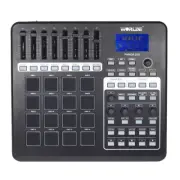 worlde PANDA200 MIDI Keyboard Controller USB 16 Drum Pads LCD Display Pianos