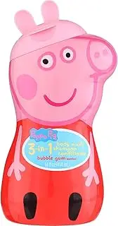 Peppa Pig 3 in 1 Body Wash, Shampoo & Conditioner Bubble Gum Scented Gift Set