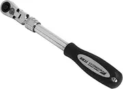 SK11 SRH3CEF Telescopic Flex Ratchet Handle, Insertion 0.37 inch (9.5 mm) Square, Total Length 6 Levels Adjustment