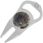 Kitten Cat Golf Ball Marker Divot Repair Tool Bottle Opener