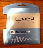 Luxilon ALU Power Vibe 125 Tennis String - 17 Gauge - Pearl